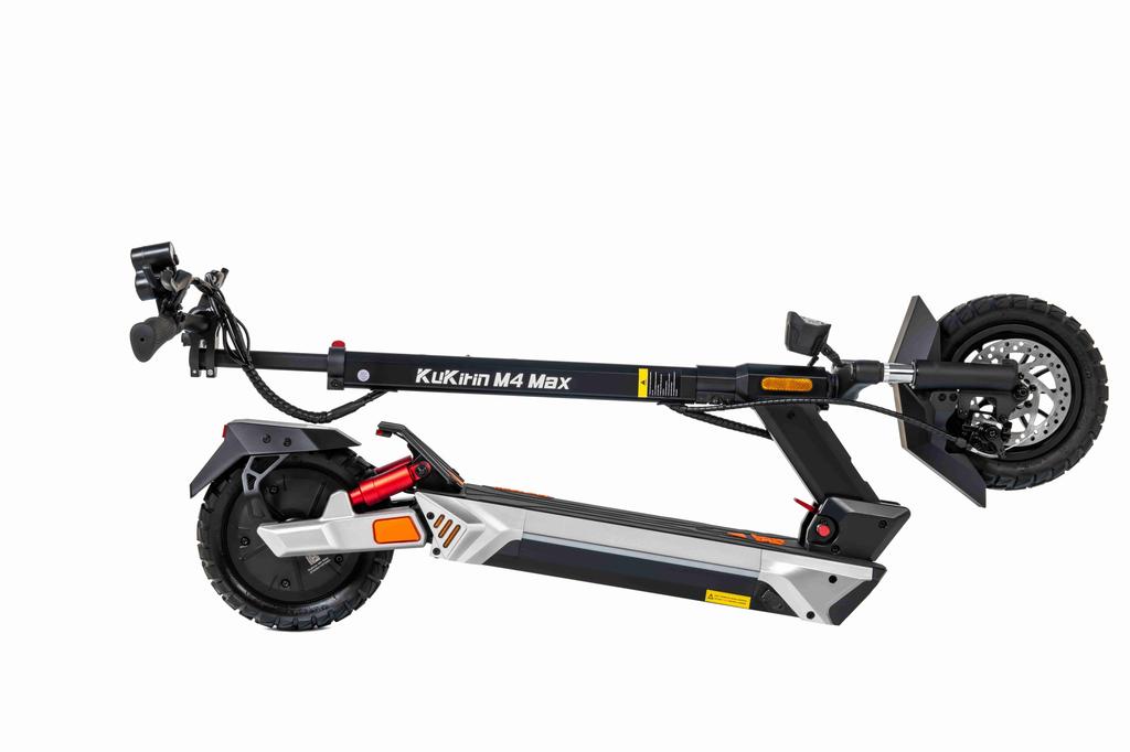 KuKirin Складной электросамокат M4 Max 10 дюймов, двигатель 800 Вт, аккумулятор 48 В 18,2 Ач, максимальная скорость 45 км/ч, запас хода 64 км, двойной дисковый тормоз