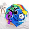 1 шт. Автоматический зонт Rainbow Friends, 8-костная конструкция, компактный, для путешествий на открытом воздухе, идеальный подарок для друзей или семьи yy280828162