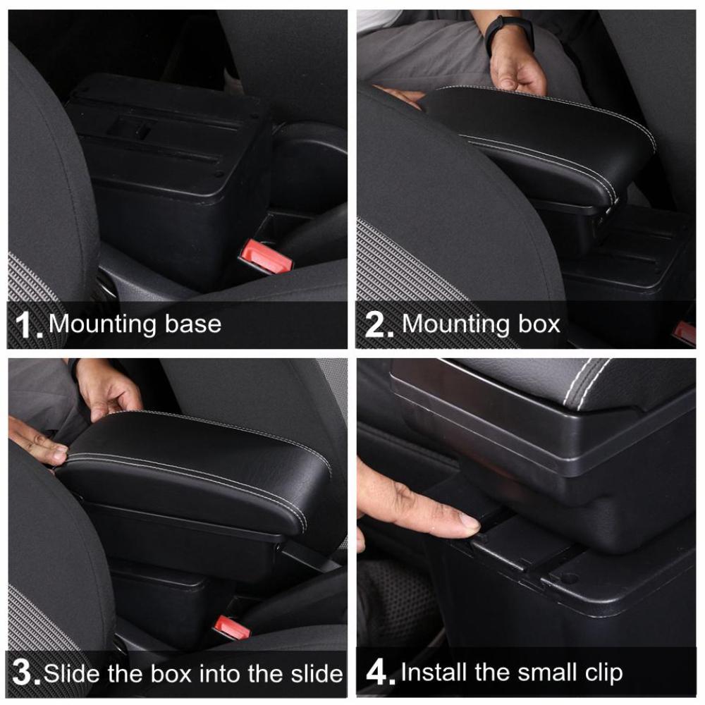 For Suzuki Jimny JB74 Car Armrest Box 2017-2022 Center Centre Console Storage Retrofit Parts Interior Details Accessories With USB
