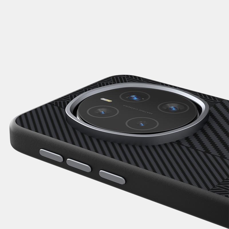 Чехол для Honor Magic 7, тонкий, жесткий, Magsafe, магнитное беспроводное зарядное устройство, чехол из углеродного волокна, чехол для Honor Alloy Lens, противоскользящая ручка