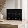 Award Organizer Sturdy Medal Display Box with Black Frame Scratch-Resistant
