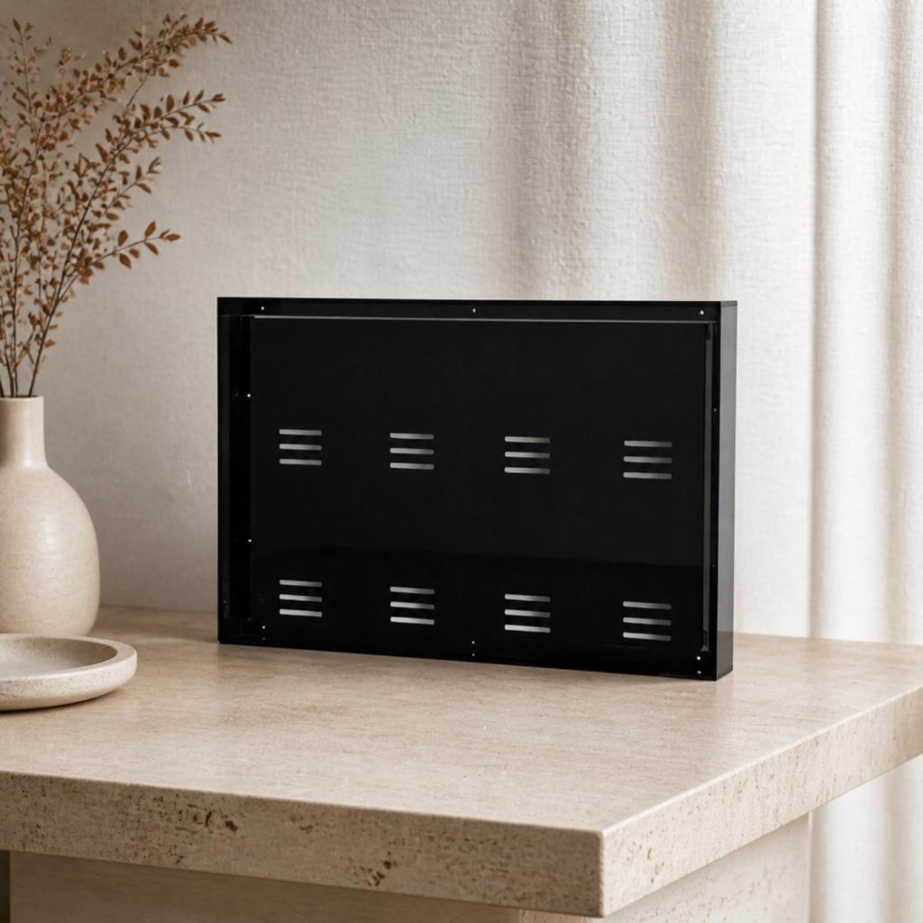 Award Organizer Sturdy Medal Display Box with Black Frame Scratch-Resistant