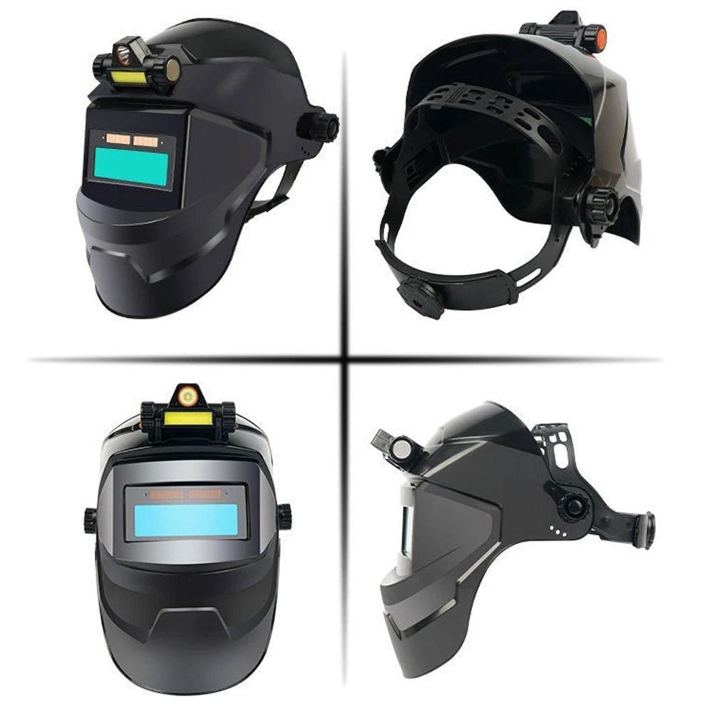 Large View Welding Mask True Color Arc Weld Helmet Fall-proof Solar Welding Helmet  Cut