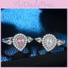 Exquisite Pink Diamond Teardrop Wedding Ring For Women With Timeless Appeal