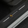 4Pcs Car Threshold Protector Transparent Decorative Badge 3D Sticker For Porsche 911 918Spyder 928 944 968 Boxster Cayenne Macan Panamera