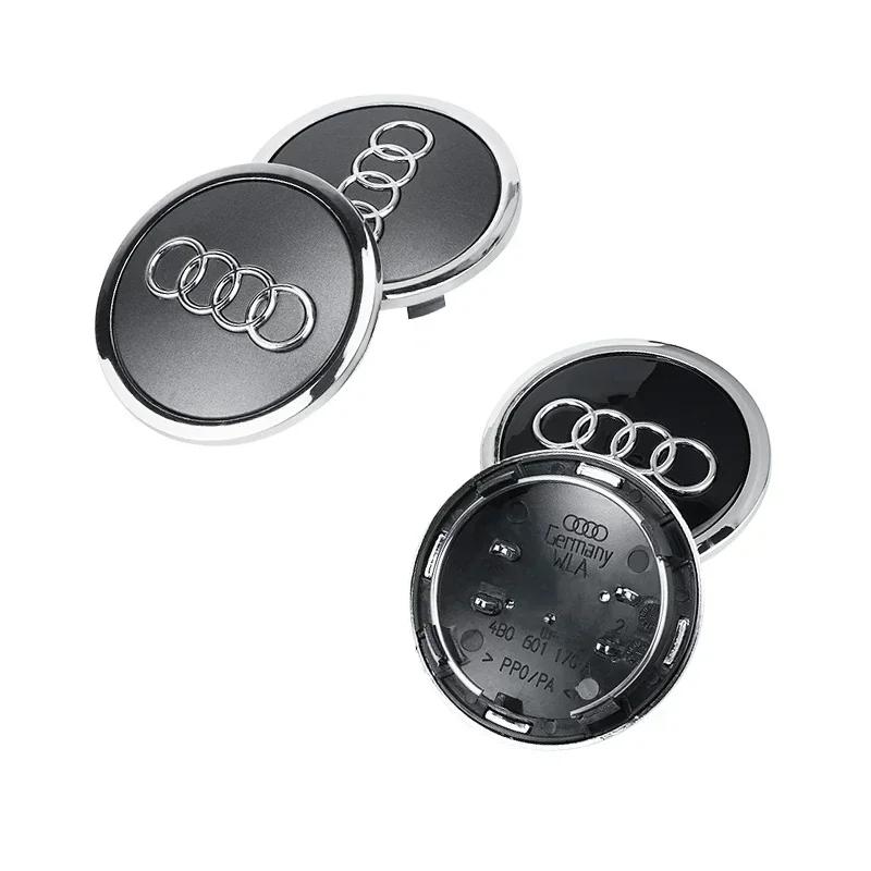 Для Audi B5 Колпаки на ступицу Горячие Для Audi 4 шт. 60/ 61/68/69 мм Колпачок центральной ступицы колеса Audi значок на ступицу подходит для Audi TT RS A3A4A5A7A8S5 S6