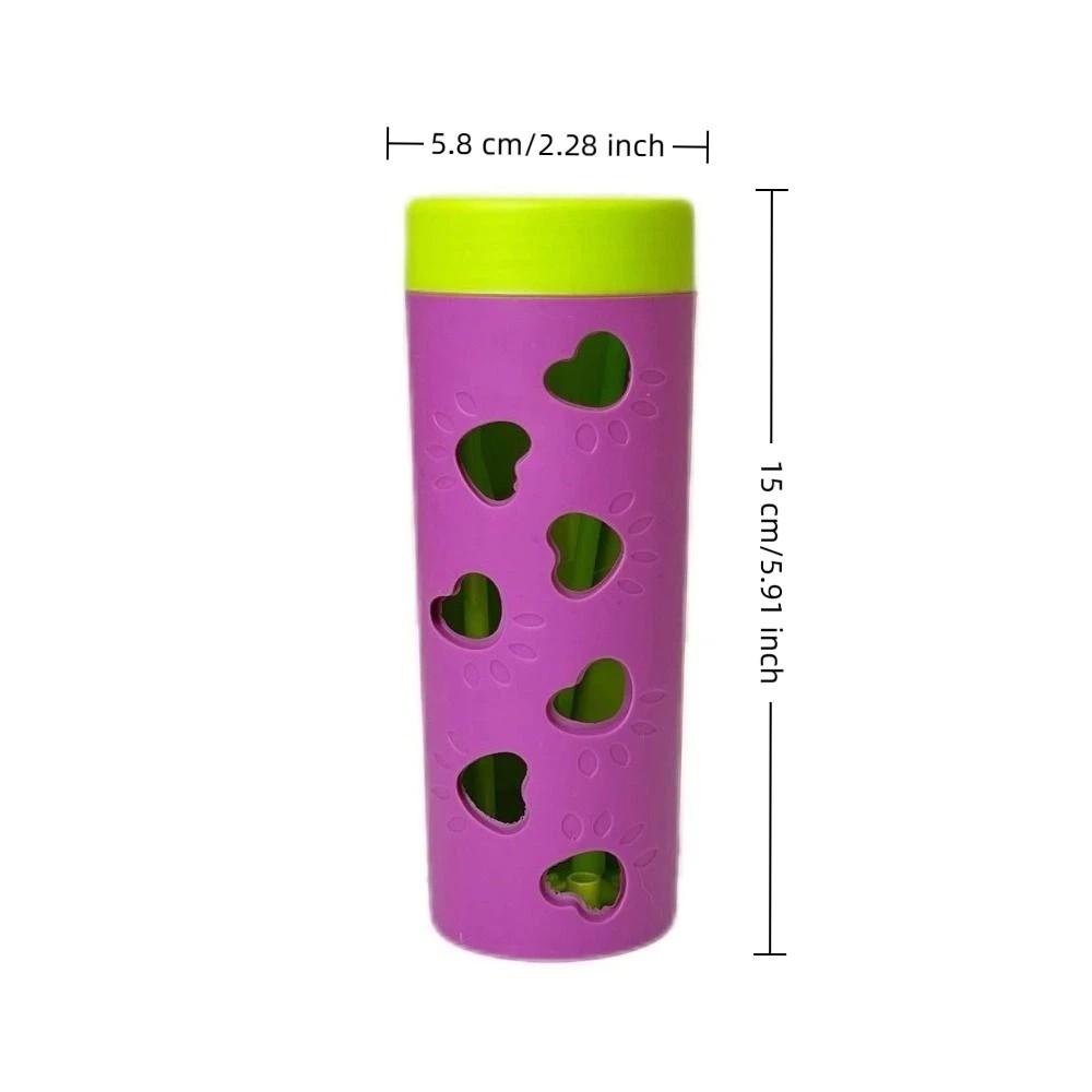 Dog Paw Pattern Pet Leaking Food Toy Teeth Grinding Pet Snack Roller  Pet Self-play