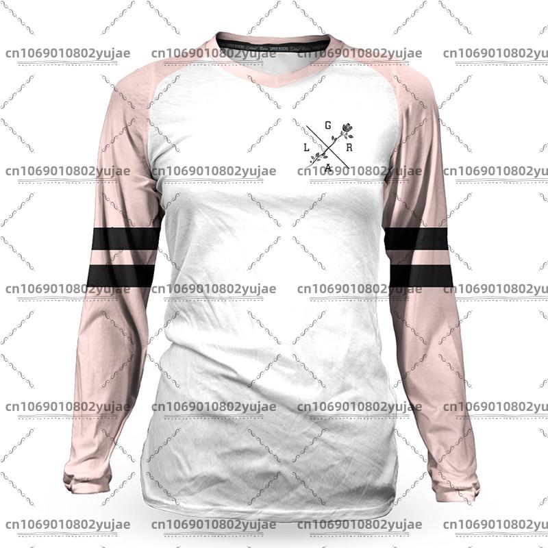 Женские футболки для МТБ Свободная Rider Mtb Рубашка BMX Горный Велосипед Jersey DH Мотокросс Downh Футболка с длинным рукавом