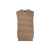 Polo SS23 Houndstooth V-Neck Sweater Men Sweater Beige 710864068-001