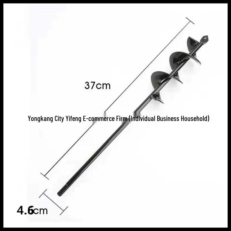 Шнек для земли Спиральное сверло для рыхления садовой почвы