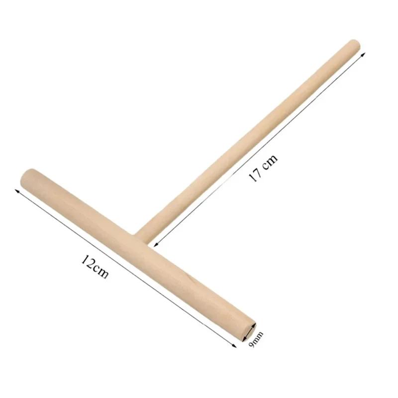 Pancake Batter Spreader Stick HILIFE Pancake Tool Home Kitchen Tools Chinese Specialty Crepe Maker Wooden