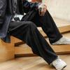 Мужские брюки Широкие брюки Летняя модная одежда Повседневная вельветовая свободная хип-хоп уличная одежда Большие размеры Брюки прямые