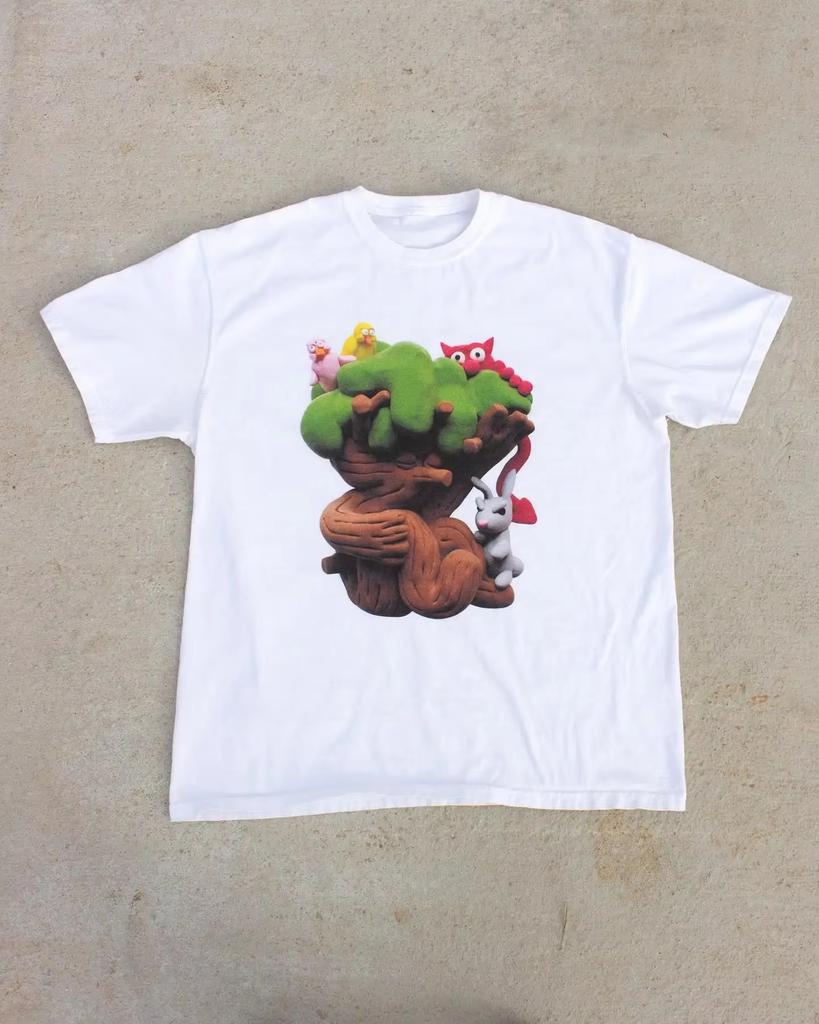 Harajuku Banana Gun Graphic T Shirts Vintage Y2k Men Women Tee Oversized Couples Gothic Streetwear Punk Casual Top Unisex Clothe