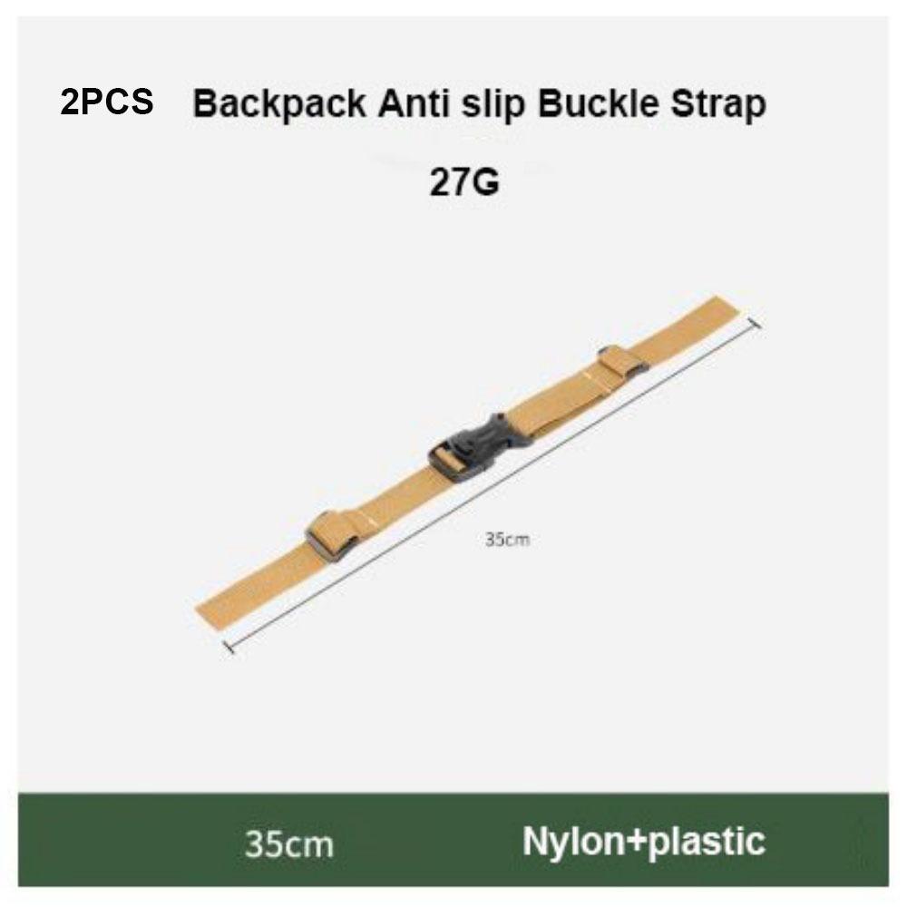 2pcs Dual Release Adult Backpack Chest Harness Strap Outdoor Camping Accessories