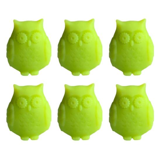 6 шт. Силиконовые маркеры для напитков в виде совы Бар Бокалы для шампанского Коктейли Мартини Бокал для вина