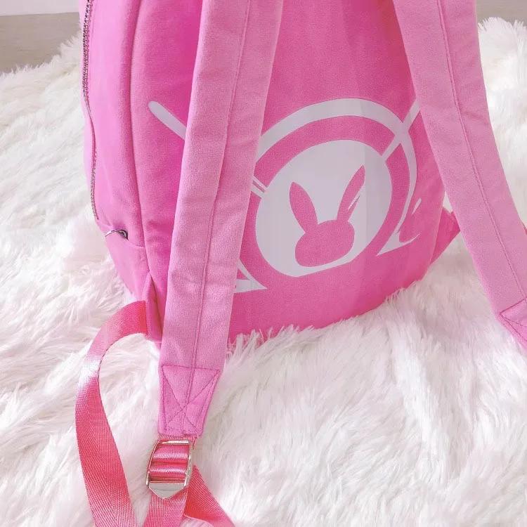 Cute Pink Anime Game Character Cosplay Backpack For Women Fashion Student Schoolbag Outdoor Travel Shoulder Bag