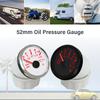 ELING 52mm Oil Pressure Gauge 0-5Bar 0-73PSI 0-10Bar 0-145PSI Indicator meter with Red Backlight with Alarm for Yachts Forklift