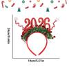 1/2 шт. 2026 Новый год Повязка на голову Детская Взрослая Блестящие аксессуары для волос Забавные очки Фотобутафория Рождественское украшение Подарки