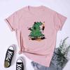 Cute Christmas Tree Cat Lover TShirt Funny Winter Xmas Holiday Tee Retro Merry Catmas Festive Shirt