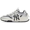 New MLB Chunky Runner Wear Resistant Low Top Chunky Sneakers Unisex Silver 3ARNCRL4N-50SIS