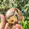 Натуральный Септариевый Кристалл Дракона Сфера Полированный Исцеляющий Камень Сфера Украшение для Фэн-шуй Домашний Офис Настольное Украшение