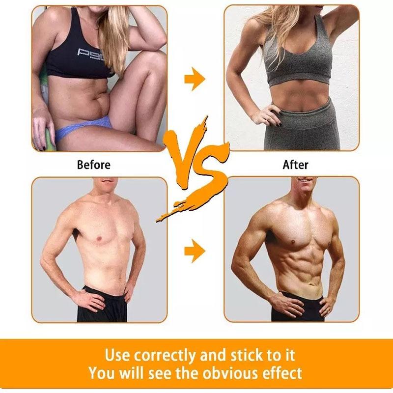 EMS Электрический стимулятор мышц бедра Тренажер для живота Стимулятор ABS Фитнес Массажер для похудения Потеря веса Похудение USB Перезаряжаемый