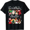 Christmas Style 3D Print 2026 New Year Tshirt Unisex Women Clothes Daily Casual Sport Funny T Shirt Short Sleeve Loose Black Tee