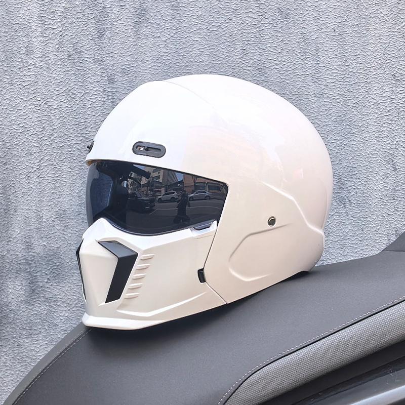 ORZ Новый Ретро Мотоциклетный Шлем Scorpion Cascos Moto Локомотив Личность Многоцелевой Комбинированный Шлем Половина M L XL XXL XXXL
