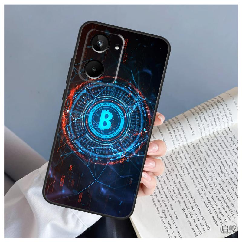 Bitcoin For Realme GT7 Pro GT6 C67 C65 C63 C61 C55 C53 C51 C35 C71 C75 11 12 13 14 15 Pro Plus Case