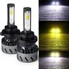 HB3 9005 Compact LED Headlight, 3 Color Temperatures, 3 Modes, Integrated, High Beam, Ultra