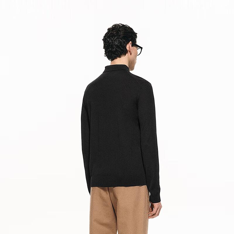 Men's 2025 Spring Merino Wool Polo Sweater