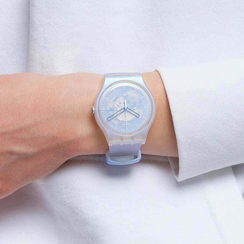 Swatch Женские 41-миллиметровые синие часы SUOK154 SUOK154