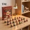 Christmas Countdown Fun 2026 Dog Advent Calendar, 24-Day Acrylic Ornament Set with Mini Puppy Birthday Gifts for Children Figures, 2D Flat Tree
