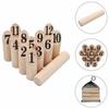 VidaXL Numbered Kubb Game Set Wood