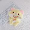 10cm Doll Clothes Plush Hairy One-piece Garment Gift Cartoon Animal Jumpsuits  Stuffed Cotton Doll