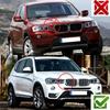 For BMW X3 F25 X4 F26 2014 2015 2016 2017 Diamond Style Car Grille Front Bumper Sport Kidney Racing Grill Black Replace Parts