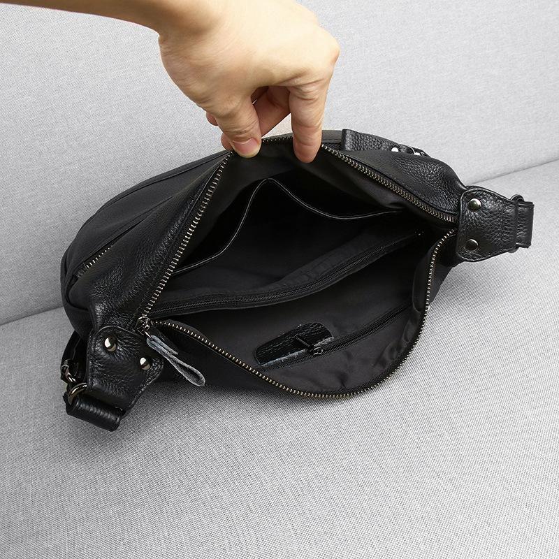 Feiya кожаная женская сумка первый слой коровьей кожи повседневная мягкая кожаная сумка для мам среднего возраста сумка через плечо сумка в форме полумесяца