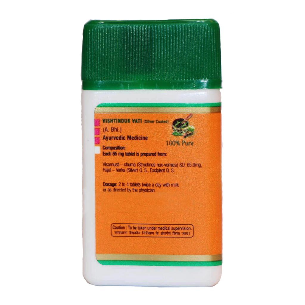 Виштиндук Вати (40 таб, 65 мг), Vishtinduk Vati,  Zandu