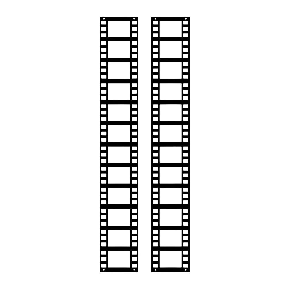 2Pcs Theater Themed Movie Night Film Strip Banner Movie Photo Frame Banner Festival Gathering