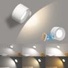 Wireless Wall Lamp with Remote Control Dimmable Easy Installation USB Rechargeable Wall Mounted