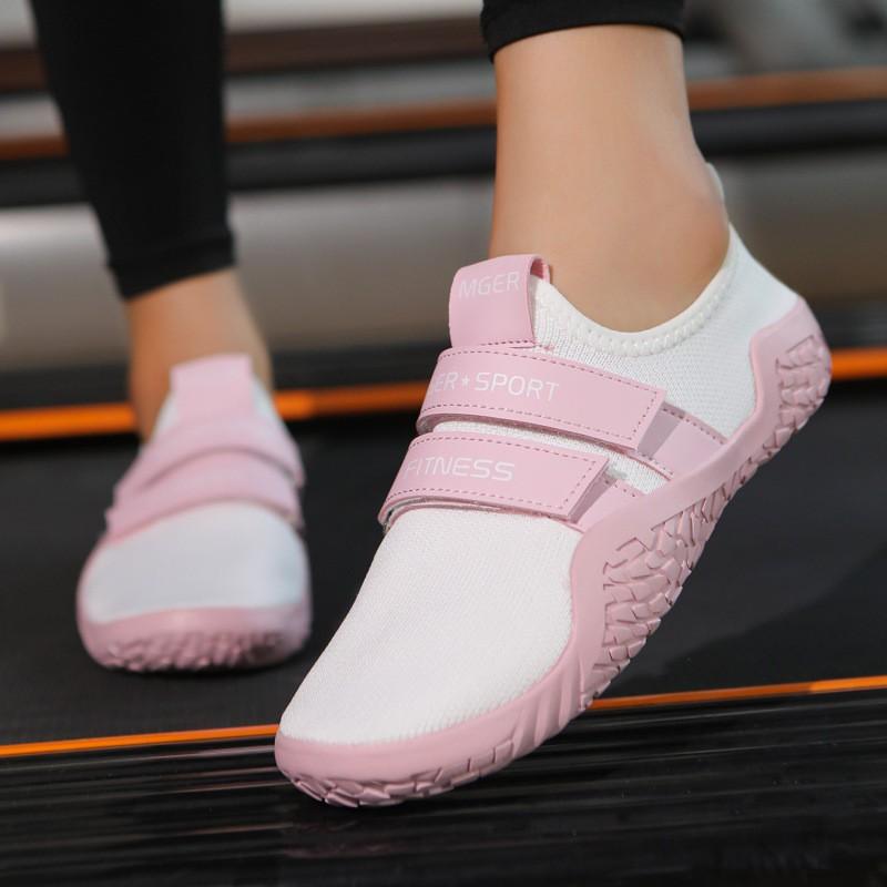 Unisex Indoor Training Shoes Weightlifting Squats Yoga Treadmill Breathable Low-Cut Gym Sneakers With Non-Slip Rubber Sole