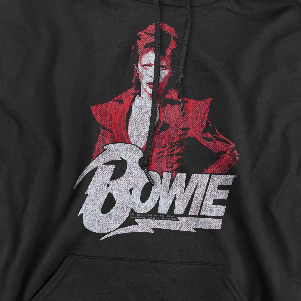David Bowie Mens Diamond Hoodie