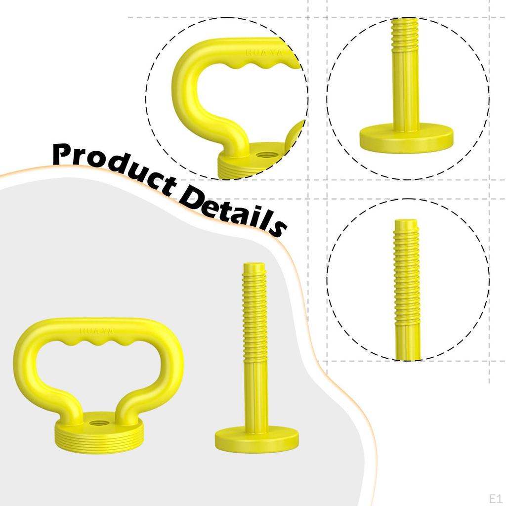 Adjustable Kettlebell Handle Dumbbell Converter Comfortable Multifunction Grip for Weight