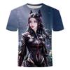 2024 Summer New 3D Printed Men's Round Neck T-shirt Popular Trend Sexy Bunny Girl Series