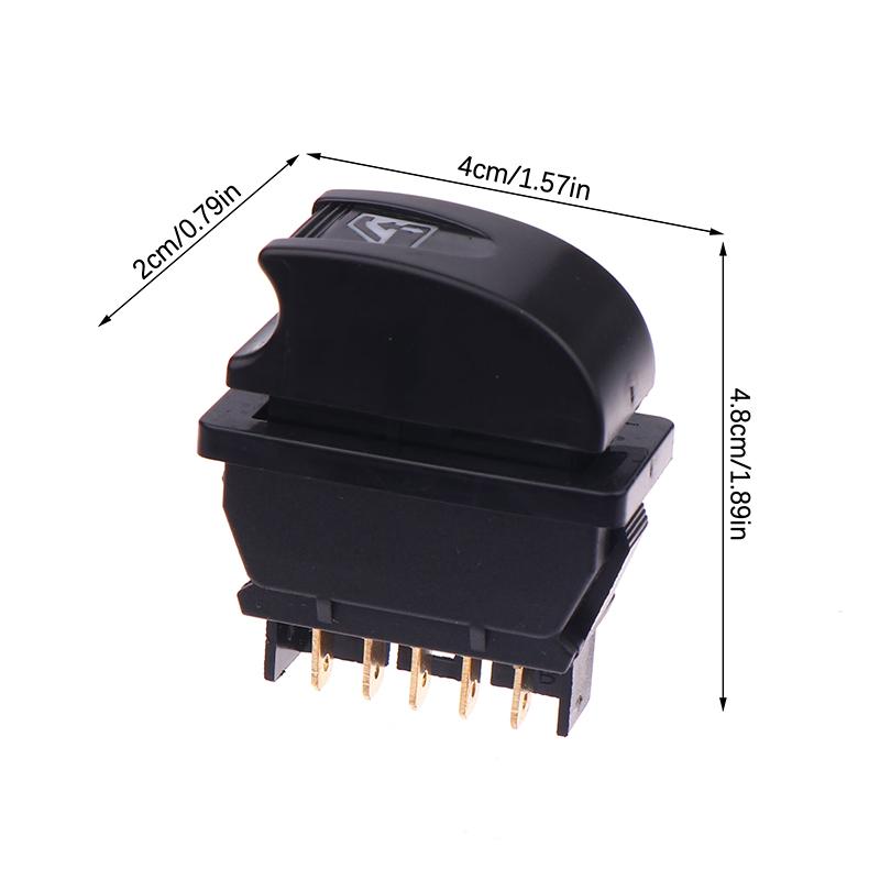 Universal Auto Car Electric Power Window Switch Lifter Control 5 Pin Dc 12V 20A Regulator Switch Harness Accessories