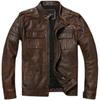 Chinese Size Casual Leather Jacket Men Real Cow Leather Retro Vintage Leather Jackets Mens Jackets Chaqueta De Cuero Para Hombre Casacos