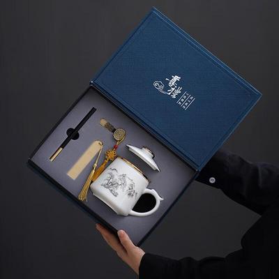 Элегантный керамический чайный набор Chaxun в подарочной коробке