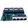 100M Reverse 4F4E POE Fiber Switcher 4 Fiber Optically Media Converter Fast Ethernet Easy Installation Development Board
