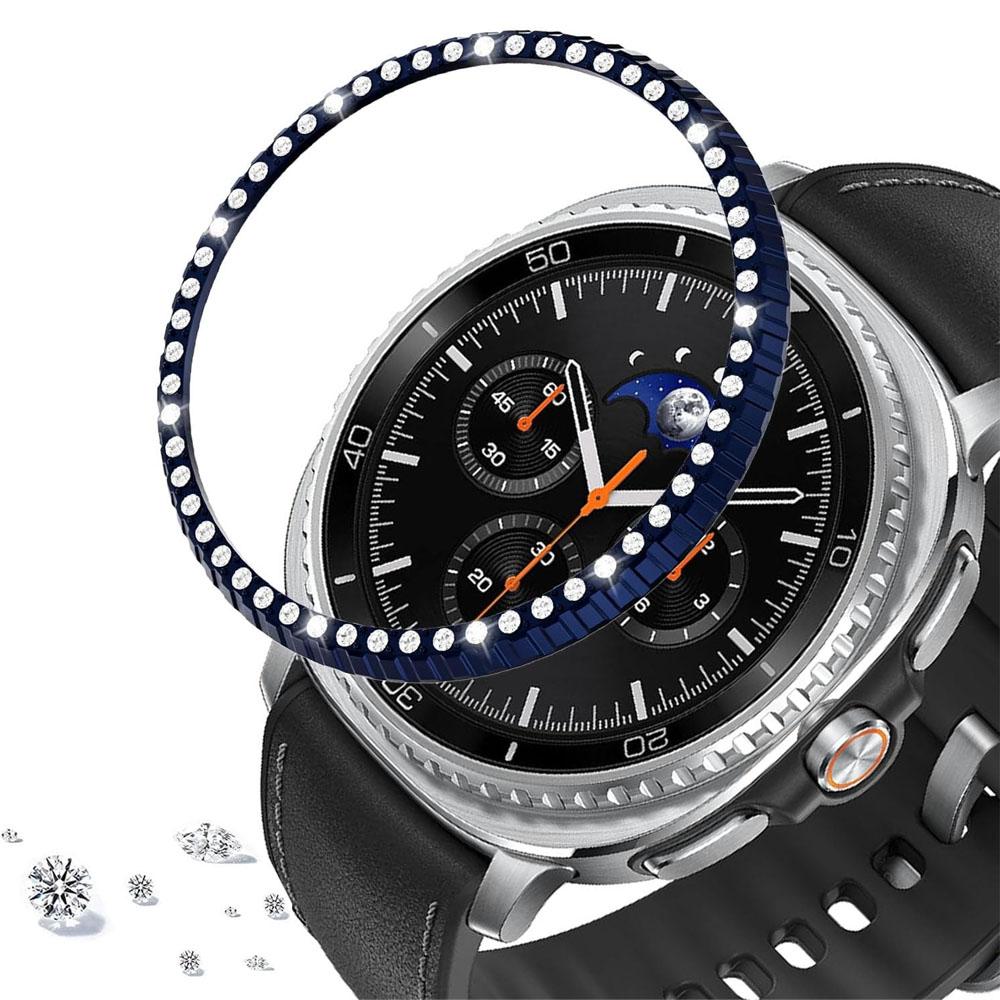 Кольцо с бриллиантовой окантовкой для Samsung Galaxy Watch 8 classic 46 мм Металлическая рамка Защитный чехол-оболочка Galaxy Watch 8 Classic Защитный