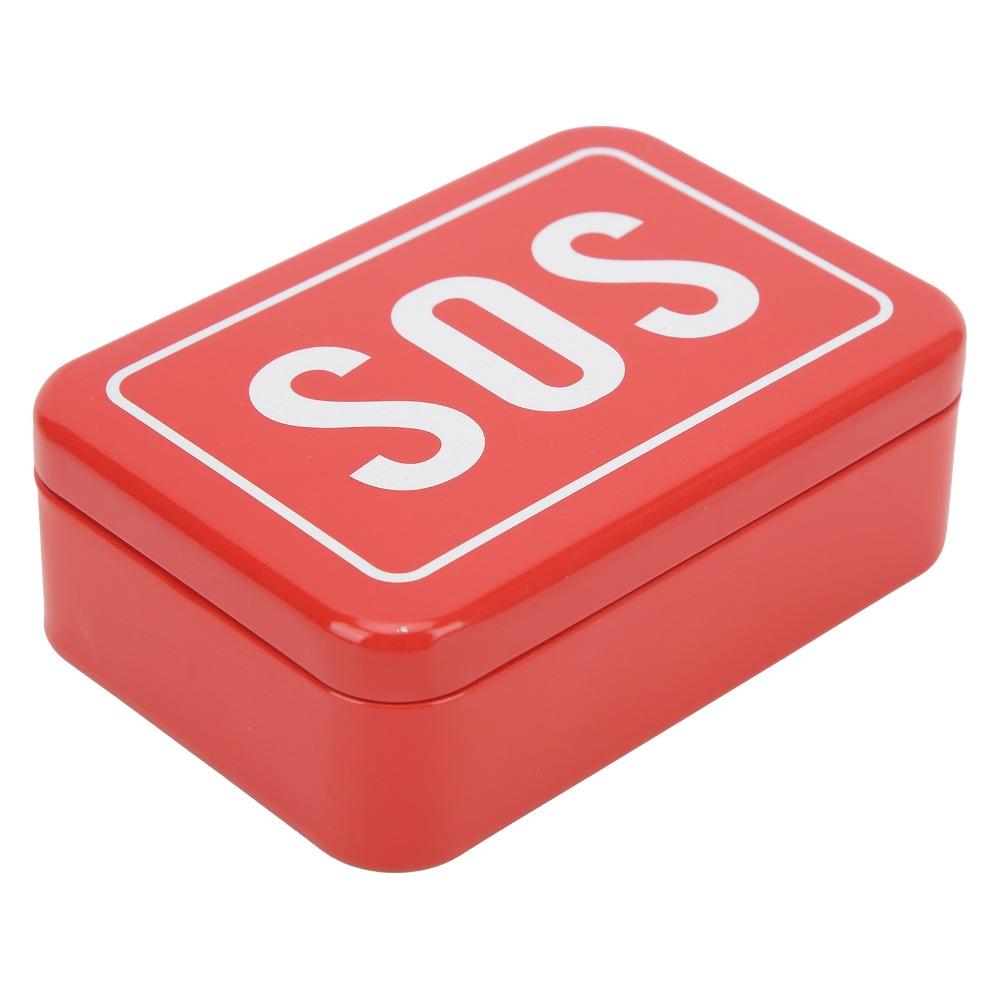 3 Pcs Iron SOS Lifesaving Toolbox Multifunctional Survival Storage Box Camping Hiking Travel